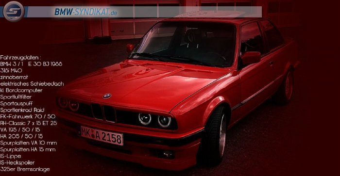 RED-ONE - 3er BMW - E30 RED-ONE - 3er BMW - E30