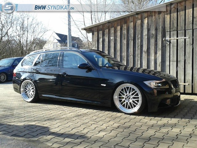 update Black Low & clean 20"BBS Le Mans LCI Haube - 3er BMW - E90 / E91 / E92 / E93