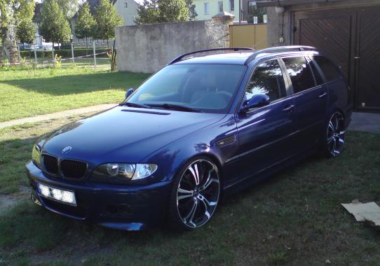BMW E46 BLUE CARBON 3er