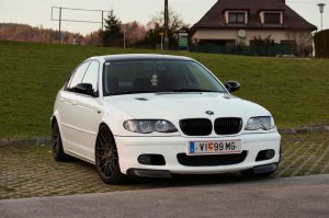 BMW E46 - Limousine /  black and white - 3er BMW - E46