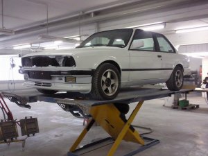 White VFL 325i BBS RS OLDSKOOL - 3er BMW - E30