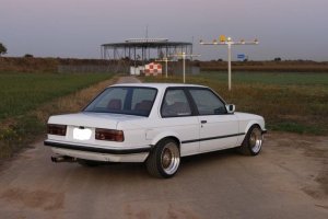 White VFL 325i BBS RS OLDSKOOL - 3er BMW - E30