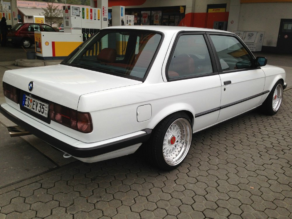 White VFL 325i BBS RS OLDSKOOL - 3er BMW - E30