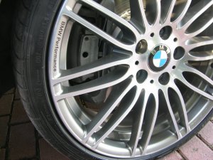 BMW Preformence Felge in 9x19 ET  mit Dunlop Sport Reifen in 225/30/19 montiert vorn Hier auf einem 3er BMW E90 335i (Limousine) Details zum Fahrzeug / Besitzer