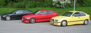 318ti Dakargelb mit Sternspeiche M 193 - 3er BMW - E36 318ti Dakargelb mit Sternspeiche M 193 - 3er BMW - E36
