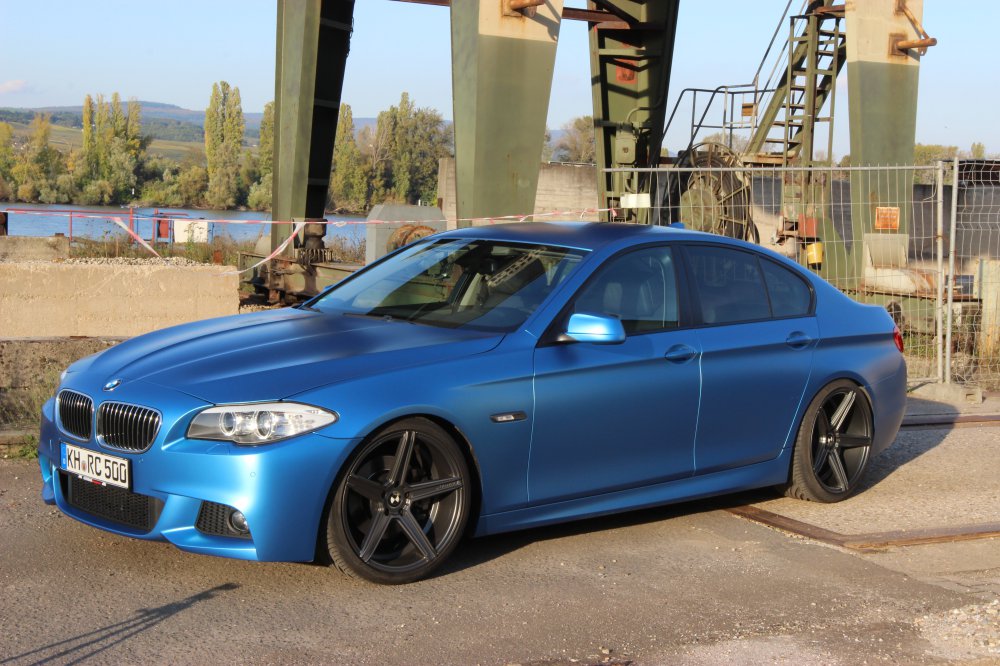 BMW F10 523i Anodized Blue Matt - 5er BMW - F10 / F11 / F07