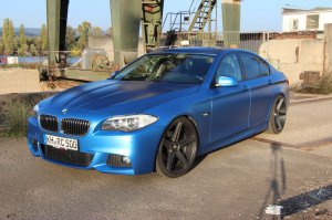 BMW F10 523i Anodized Blue Matt - 5er BMW - F10 / F11 / F07