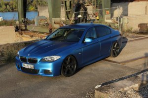 BMW F10 523i Anodized Blue Matt - 5er BMW - F10 / F11 / F07