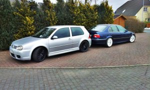Biarritzblauer Tiefflieger goes Individual! - 5er BMW - E39