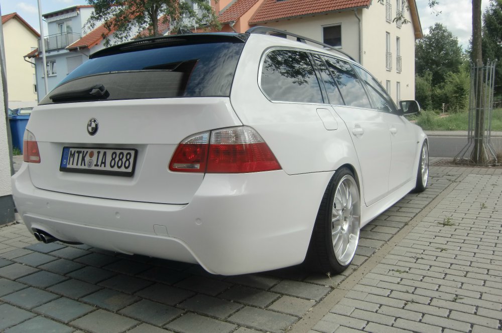 Mein Silberpfeil 525 mit Weiem Kleid - 5er BMW - E60 / E61