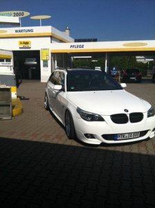 Mein Silberpfeil 525 mit Weiem Kleid - 5er BMW - E60 / E61
