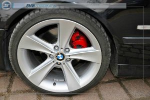 BMW Sternspeiche 128 Felge in 8.5x19 ET 18 mit Continental Sport Reifen in 245/35/19 montiert vorn mit 10 mm Spurplatten Hier auf einem 5er BMW E39 530d (Touring) Details zum Fahrzeug / Besitzer