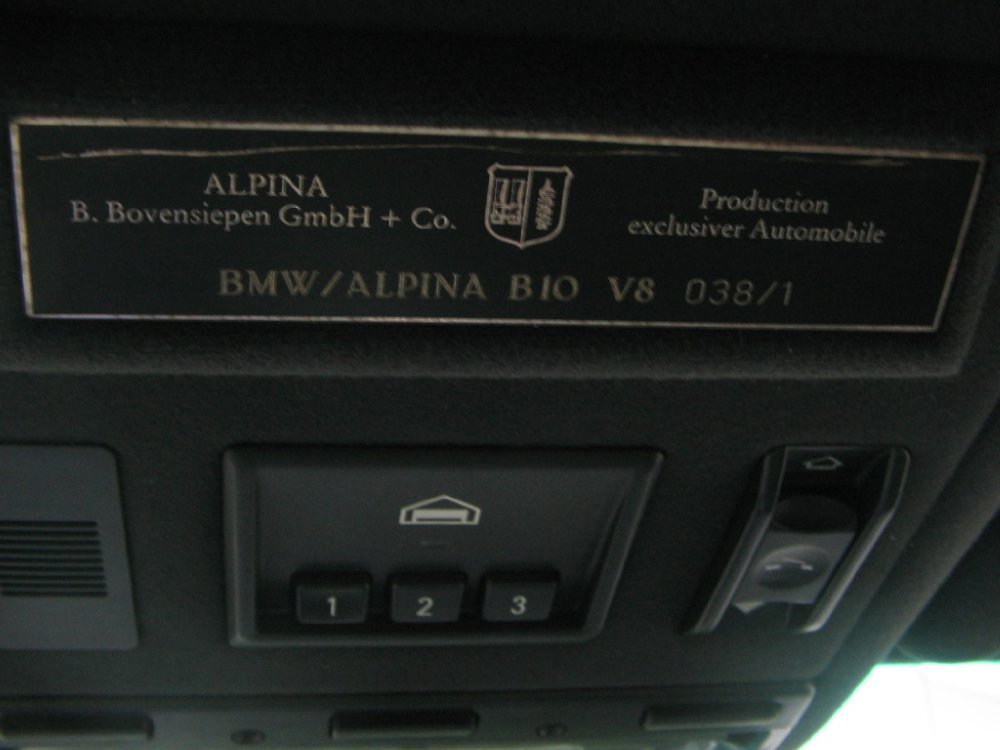 Alpina B10 V8 Limousine - Fotostories weiterer BMW Modelle