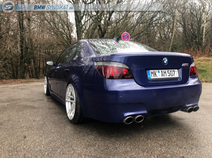 E60 M5 BBS Rs2  interlagosblau, Gewinde, Hartge - 5er BMW - E60 / E61