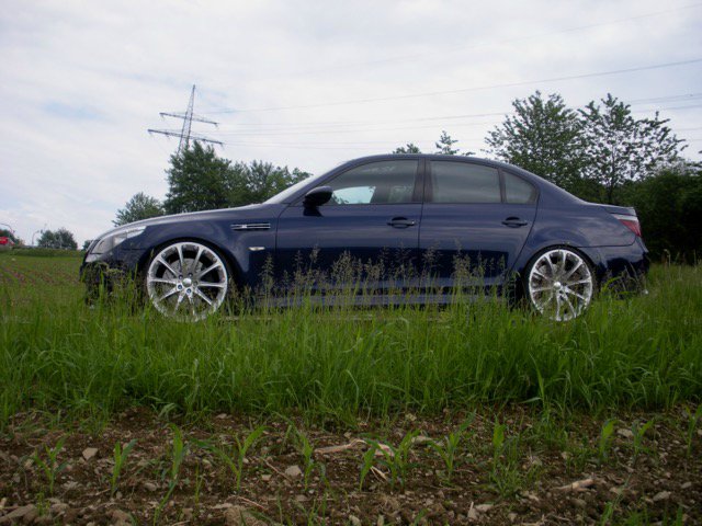 E60 M5 BBS Rs2  interlagosblau, Gewinde, Hartge - 5er BMW - E60 / E61