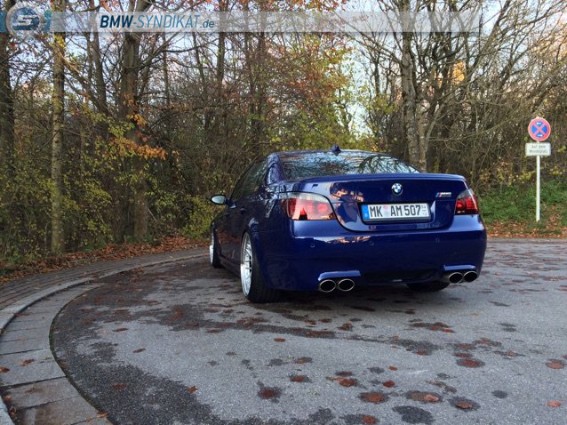 E60 M5 BBS Rs2  interlagosblau, Gewinde, Hartge - 5er BMW - E60 / E61