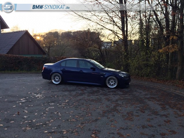 E60 M5 BBS Rs2  interlagosblau, Gewinde, Hartge - 5er BMW - E60 / E61