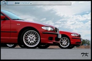 BMW Styling 72 Felge in 8x18 ET 47 mit Dunlop Mischbereifung Reifen in 225/40/18 montiert vorn Hier auf einem 3er BMW E46 320d (Limousine) Details zum Fahrzeug / Besitzer