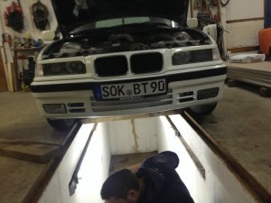 Winterauto einen BMW in Wrde sterben lassen - 3er BMW - E36