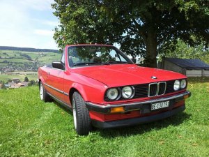 E30 Zinnoberrot Chrom Modell - 3er BMW - E30