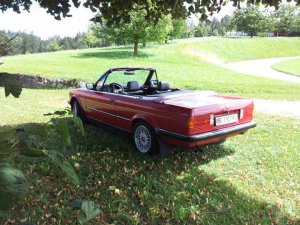 E30 Zinnoberrot Chrom Modell - 3er BMW - E30