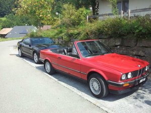 E30 Zinnoberrot Chrom Modell - 3er BMW - E30