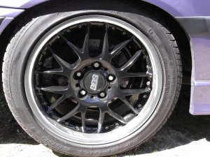 BBS RX 500 Verbundrad Felge in 8x17 ET 38 mit Dunlop SP Sport 2000 Reifen in 225/45/17 montiert hinten Hier auf einem 3er BMW E36 328i (Cabrio) Details zum Fahrzeug / Besitzer