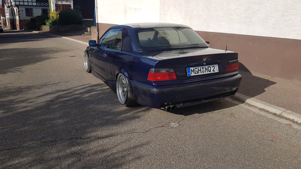 328i Cabrio on Hartge Wheels bagged  10/19 - 3er BMW - E36