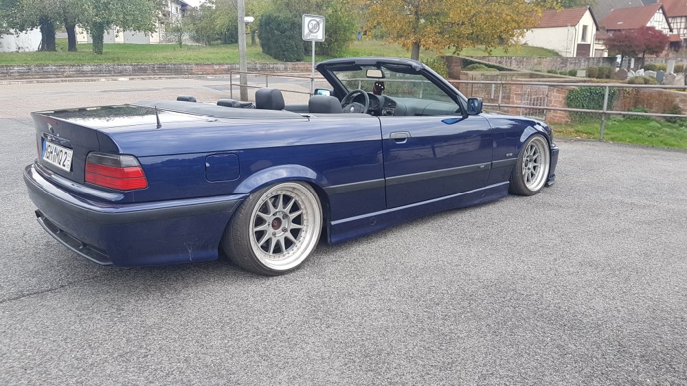 328i Cabrio on Hartge Wheels bagged  10/19 - 3er BMW - E36