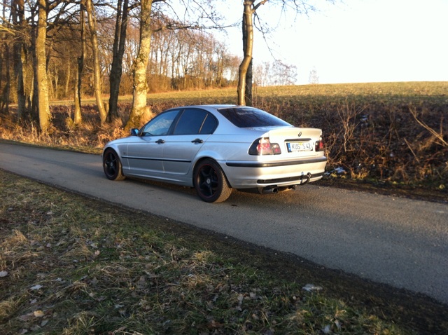 silberne limo tief - 3er BMW - E46