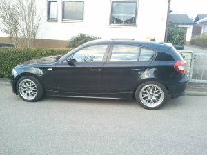 BMW 1er E87 120d - Wei auf schwarz - - 1er BMW - E81 / E82 / E87 / E88