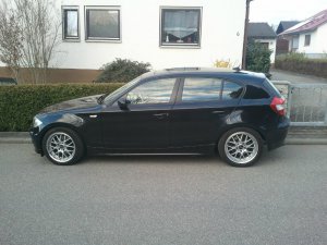 BMW 1er E87 120d - Wei auf schwarz - - 1er BMW - E81 / E82 / E87 / E88