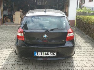 BMW 1er E87 120d - Wei� auf schwarz - - 1er BMW - E81 / E82 / E87 / E88