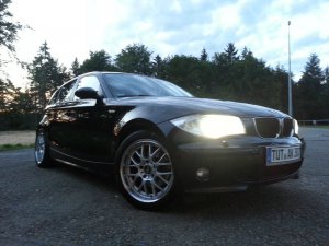 BMW 1er E87 120d - Wei� auf schwarz - - 1er BMW - E81 / E82 / E87 / E88