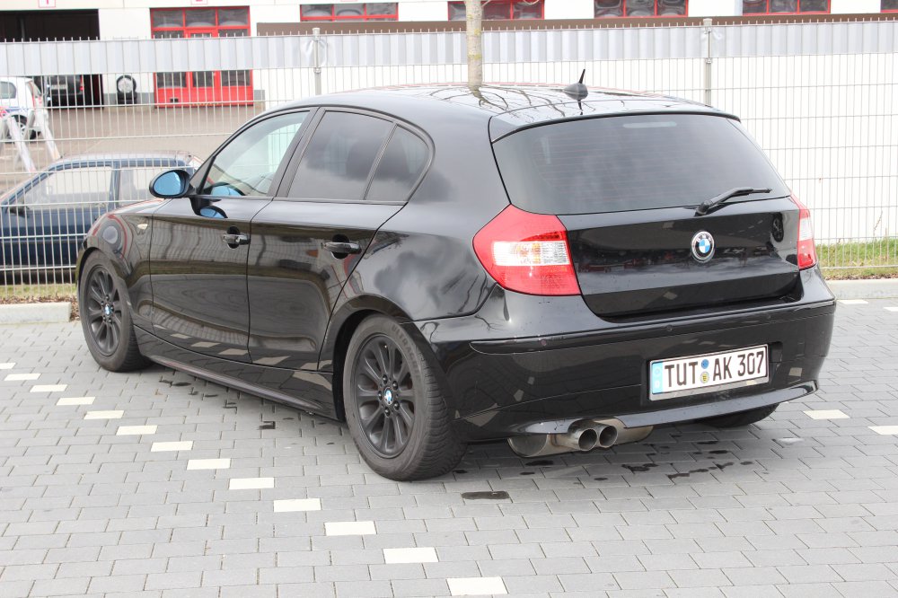 BMW 1er E87 120d - Wei auf schwarz - - 1er BMW - E81 / E82 / E87 / E88