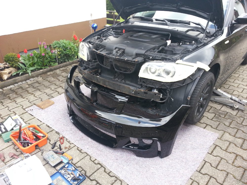 BMW 1er E87 120d - Wei auf schwarz - - 1er BMW - E81 / E82 / E87 / E88