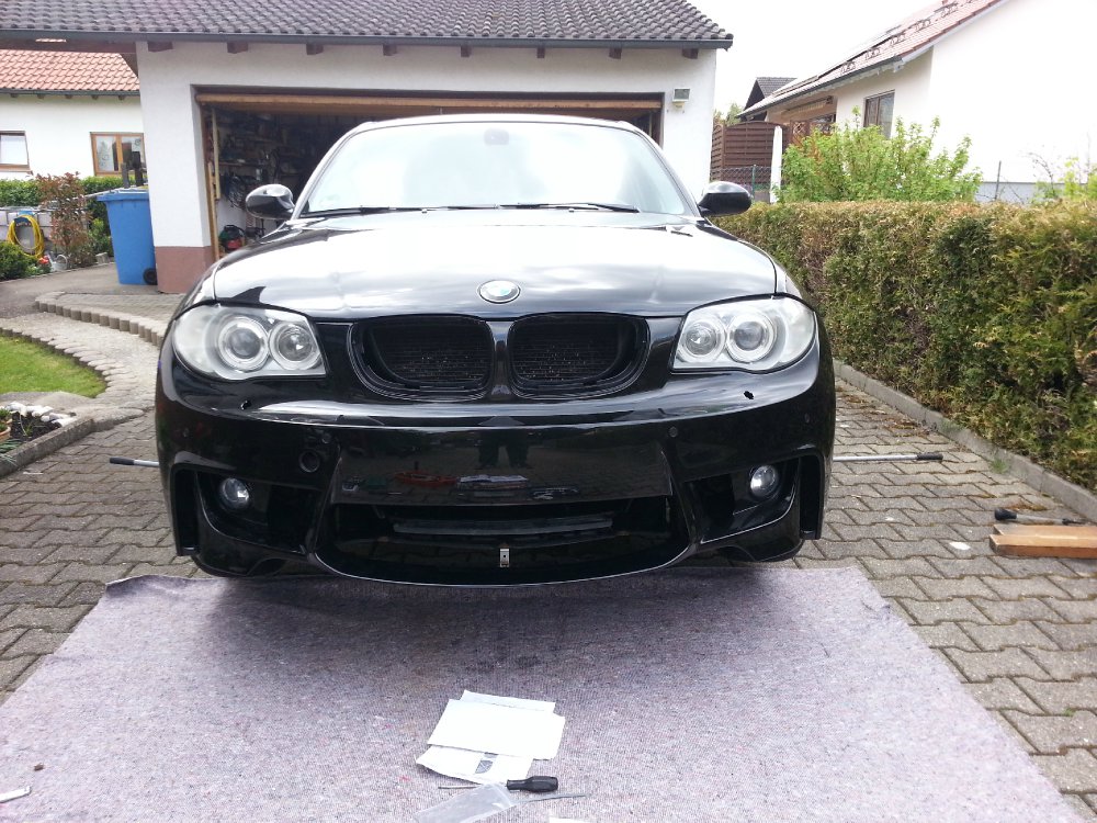 BMW 1er E87 120d - Wei auf schwarz - - 1er BMW - E81 / E82 / E87 / E88