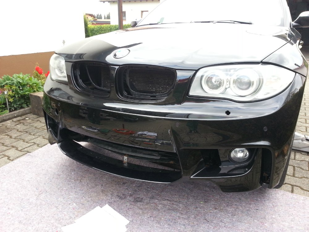 BMW 1er E87 120d - Wei auf schwarz - - 1er BMW - E81 / E82 / E87 / E88