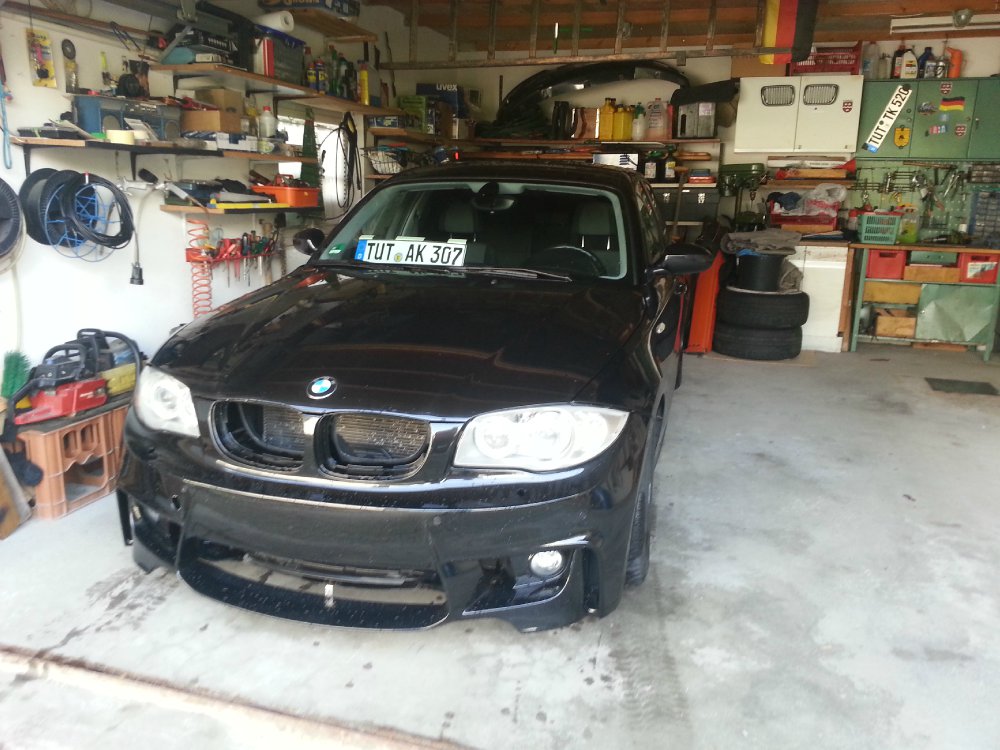 BMW 1er E87 120d - Wei auf schwarz - - 1er BMW - E81 / E82 / E87 / E88