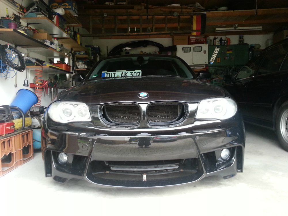 BMW 1er E87 120d - Wei auf schwarz - - 1er BMW - E81 / E82 / E87 / E88