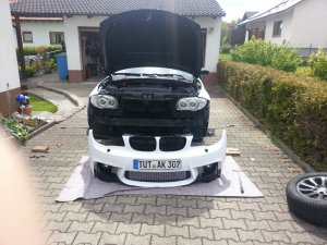 BMW 1er E87 120d - Wei auf schwarz - - 1er BMW - E81 / E82 / E87 / E88