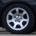 BMW Trapez 134 Felge in 7x16 ET 20 mit Pirelli EX Winter Reifen in 205/55/16 montiert hinten mit folgenden Nacharbeiten am Radlauf: Kanten gebrdelt Hier auf einem 3er BMW E46 318ti (Compact) Details zum Fahrzeug / Besitzer