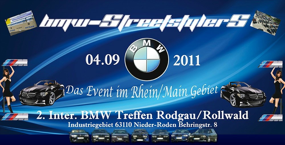 2. int BMW-Treffen der BMW-StreetstylerS in Rodgau - Fotos von Treffen & Events