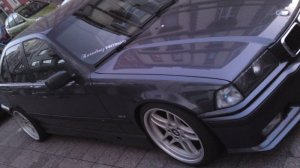 Fuchs (BMW Schmiedefelgen) Styling 37 Felge in 8x18 ET 20 mit Hankook S1 Evo Reifen in 205/40/18 montiert vorn Hier auf einem 3er BMW E36 328i (Limousine) Details zum Fahrzeug / Besitzer