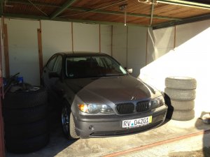 stahlgraue 318i FL Limo in M-Optik WINTERSCHLAF :( - 3er BMW - E46