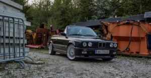 BMW E30 Cabrio, black diamond, M-Technik 1 - 3er BMW - E30