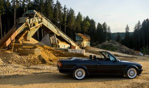BMW E30 Cabrio, black diamond, M-Technik 1 - 3er BMW - E30