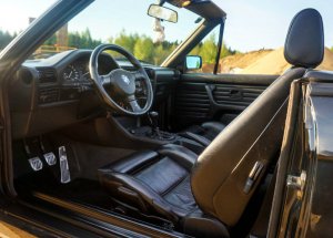 BMW E30 Cabrio, black diamond, M-Technik 1 - 3er BMW - E30