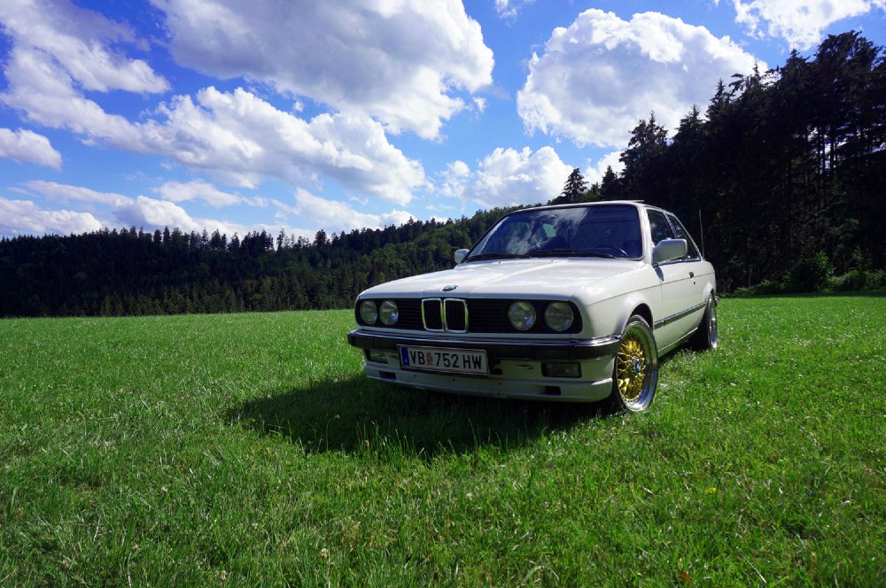 BMW E30 2-Trer, white-old-but-gold - 3er BMW - E30