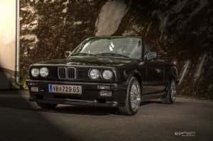 BMW E30 Cabrio, black diamond, M-Technik 1 - 3er BMW - E30